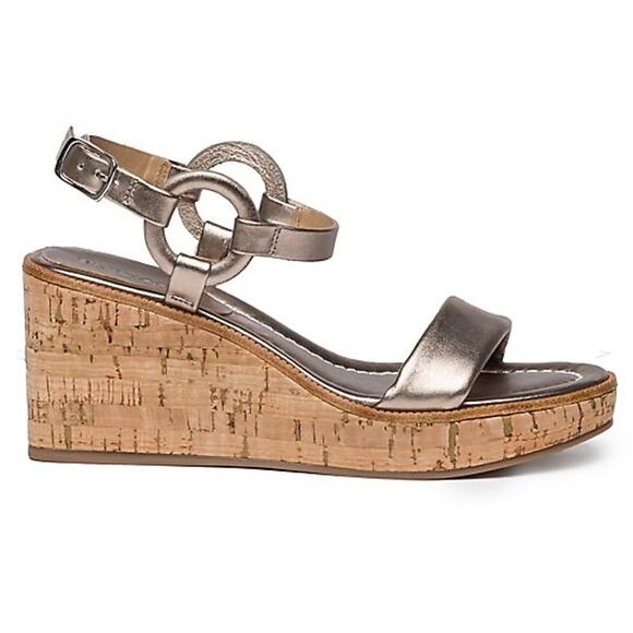 Bernardo Shoes - Bernardo Boho Hippie Y2K 80’s Kennedy Wedge Size 7.5